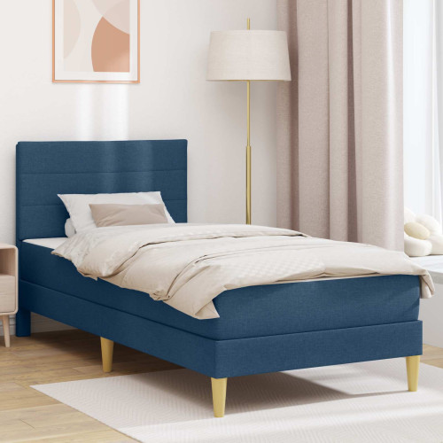 vidaXL Sängram Blå 80 x 200 cm Polyester