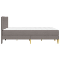 Produktbild för Sängram Taupe 140 x 190 cm Polyester