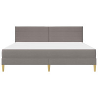 Produktbild för Sängram Taupe 180 x 200 cm Polyester
