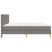 Produktbild för Sängram Taupe 180 x 200 cm Polyester