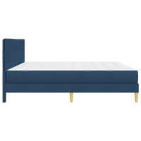 Produktbild för Sängram Blå 180 x 200 cm Polyester