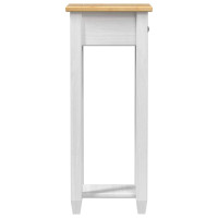 Produktbild för Växtställ Vit 30 x 30 x 73 cm Massiv furu