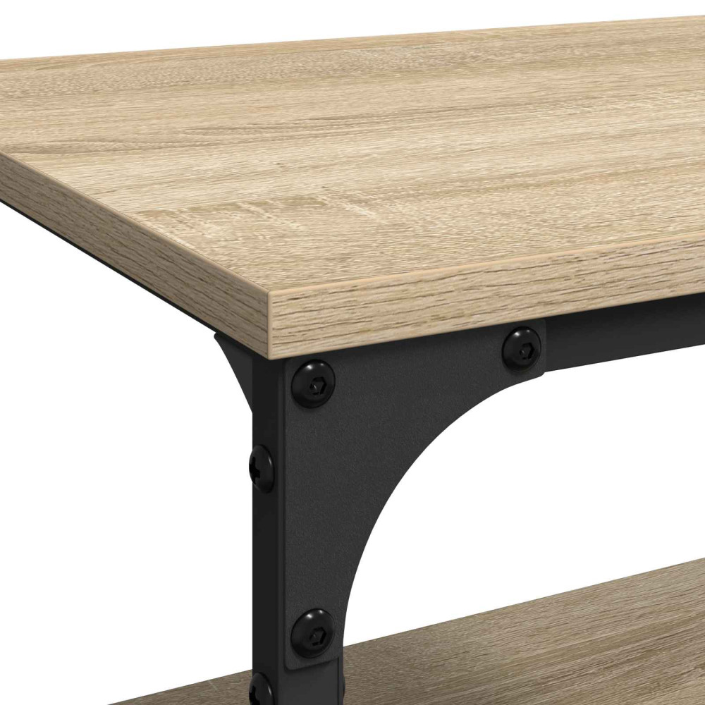 Produktbild för Köksvagn Sonoma-ek 60 x 41 x 76 cm Konstruerat trä
