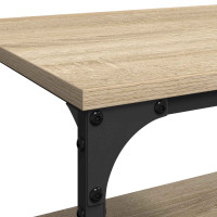 Produktbild för Köksvagn Sonoma-ek 60 x 41 x 76 cm Konstruerat trä