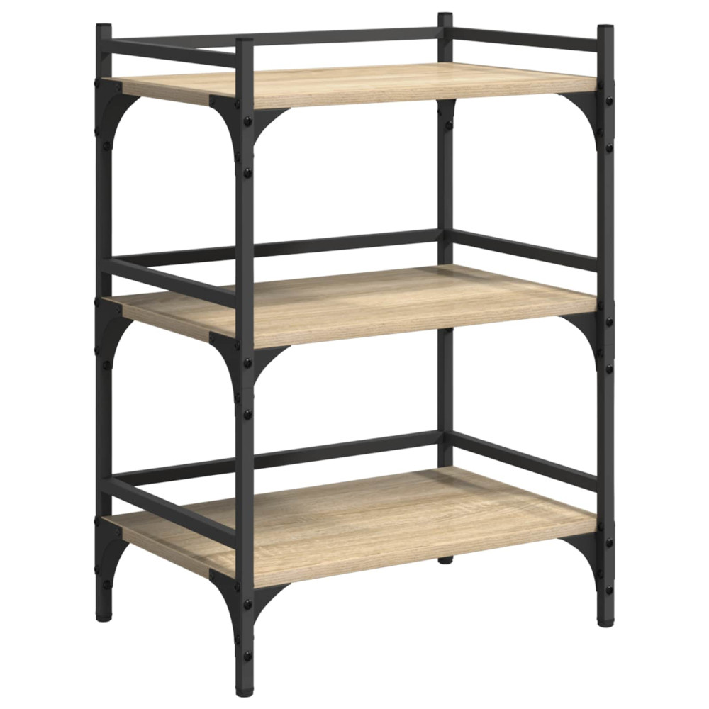 Produktbild för Köksvagn Sonoma-ek 50 x 35 x 75,5 cm Konstruerat trä