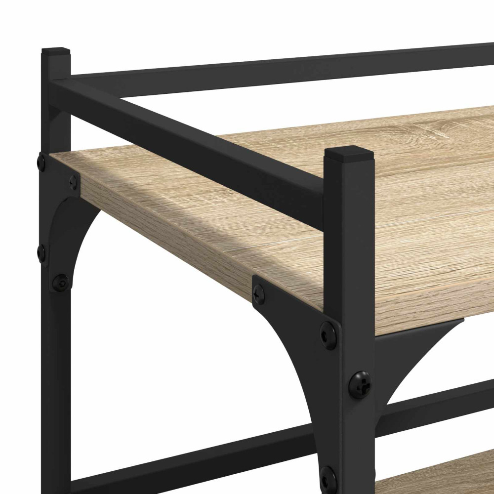 Produktbild för Köksvagn Sonoma-ek 50 x 35 x 75,5 cm Konstruerat trä