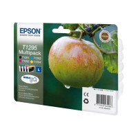 Produktbild för Epson T1295 Multipack - 4-pack - svart, gul, cyan, magenta - original - bläckpatron