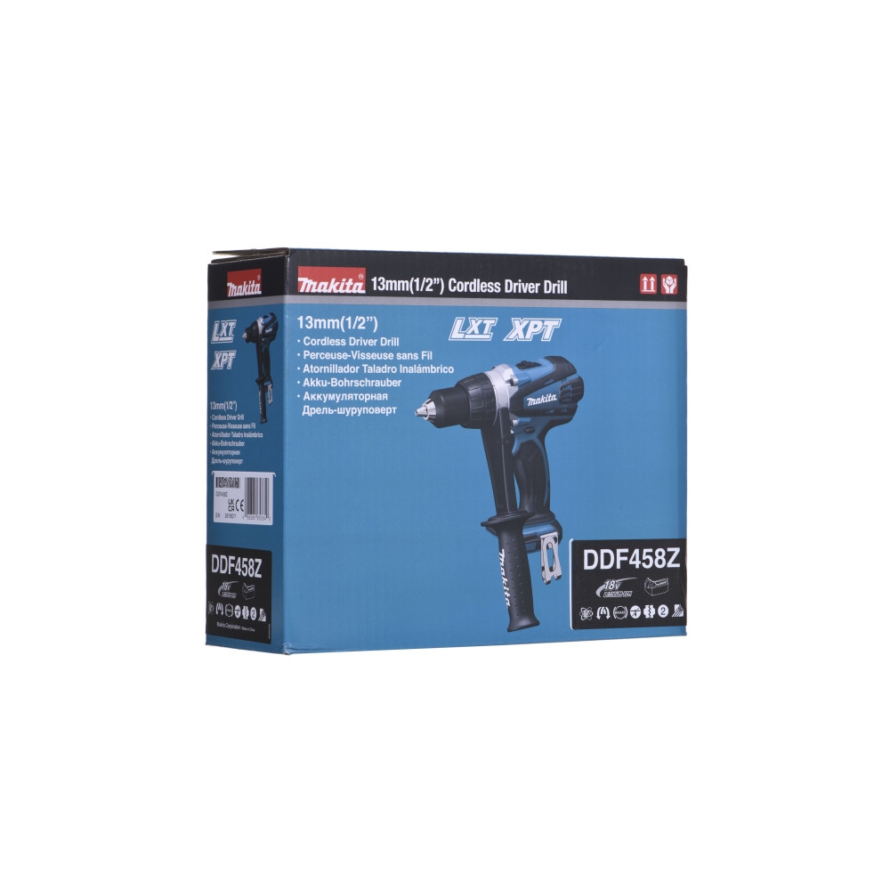 Produktbild för Makita DDF458Z - borr/drivare - 2 hastigheter - inget batteri