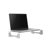 Produktbild för LogiLink Aluminum Tabletop Monitor Riser ställ - Ultrasmal - för bildskärm/bärbar dator