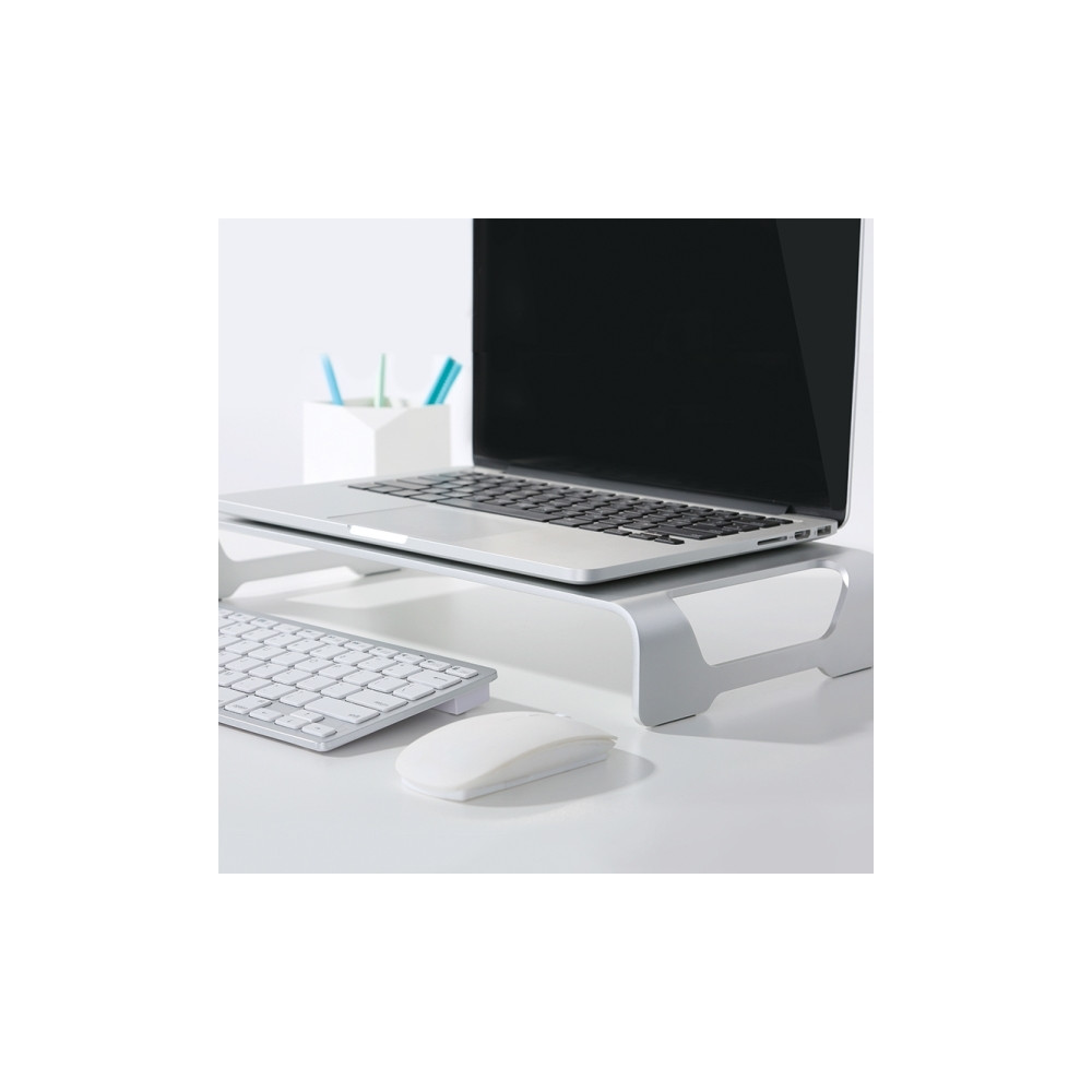 Produktbild för LogiLink Aluminum Tabletop Monitor Riser ställ - Ultrasmal - för bildskärm/bärbar dator