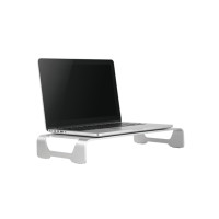 Produktbild för LogiLink Aluminum Tabletop Monitor Riser ställ - Ultrasmal - för bildskärm/bärbar dator