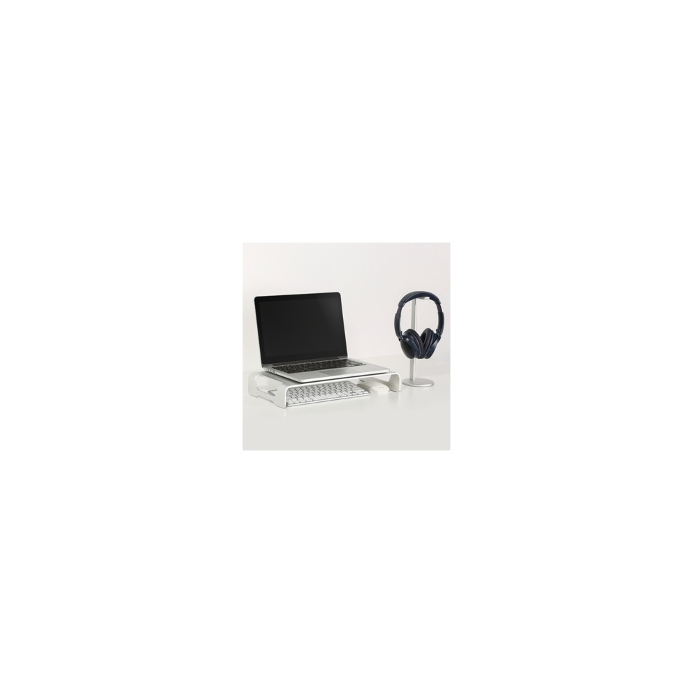 Produktbild för LogiLink Aluminum Tabletop Monitor Riser ställ - Ultrasmal - för bildskärm/bärbar dator
