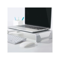 Produktbild för LogiLink Aluminum Tabletop Monitor Riser ställ - Ultrasmal - för bildskärm/bärbar dator