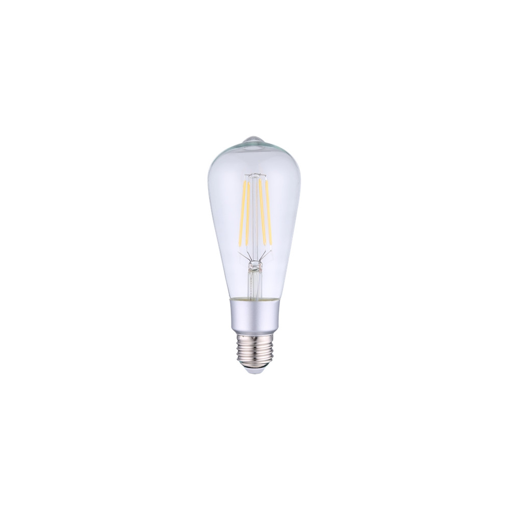 Produktbild för Shelly Vintage ST64, Smart glödlampa, Wi-Fi, Transparent, 80...