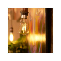 Produktbild för Shelly Vintage ST64, Smart glödlampa, Wi-Fi, Transparent, 80...