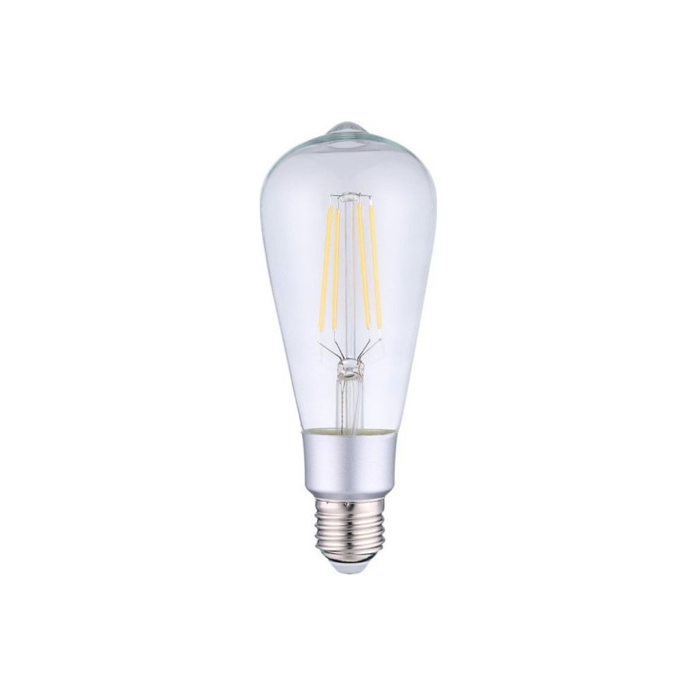 Produktbild för Shelly Vintage ST64, Smart glödlampa, Wi-Fi, Transparent, 80...
