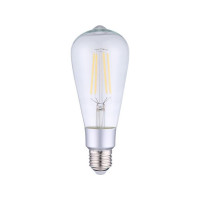 Produktbild för Shelly Vintage ST64, Smart glödlampa, Wi-Fi, Transparent, 80...