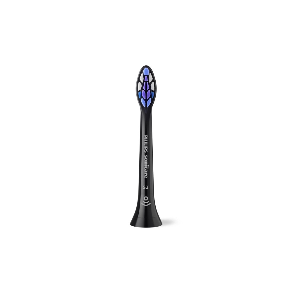 Produktbild för Philips Sonicare S2 Sensitive HX6056 - extra tandborsthuvud - svart