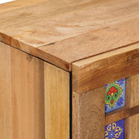 Produktbild för Sideboard Naturfärg 60 x 33 x 75 cm Massivt mangoträ