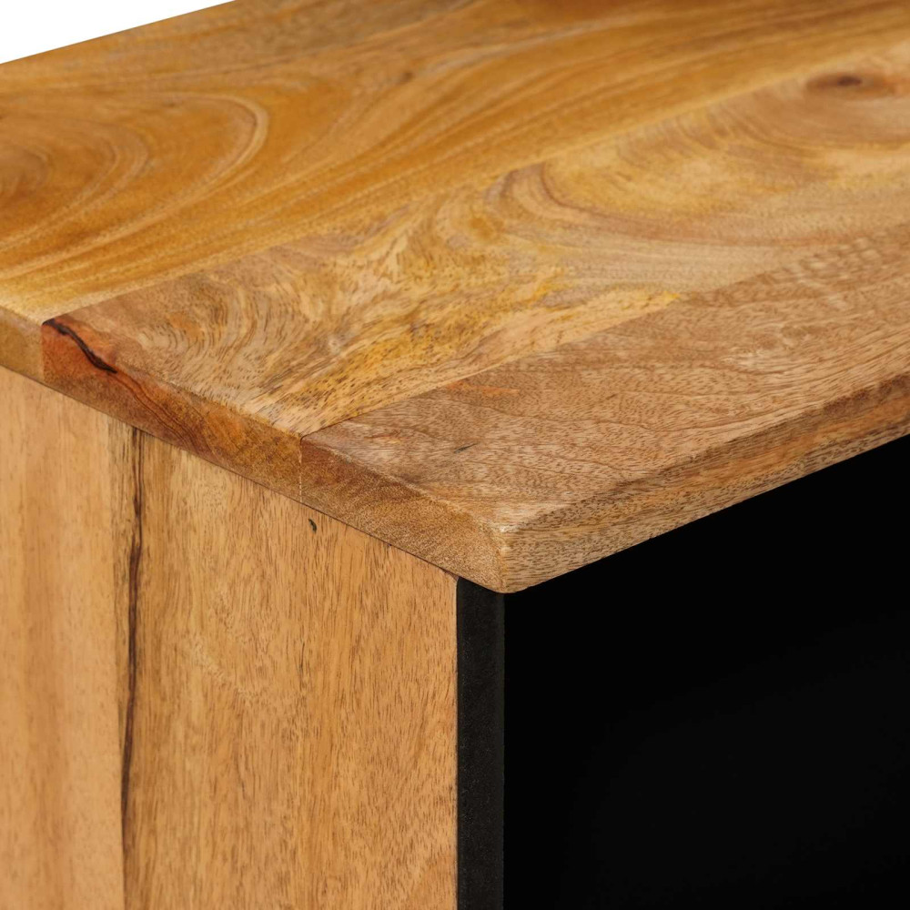 Produktbild för Nattduksbord Naturfärg 40 x 33 x 46 cm Massivt mangoträ