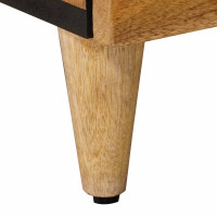 Produktbild för Nattduksbord Naturfärg 40 x 33 x 46 cm Massivt mangoträ