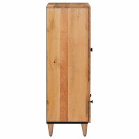 Produktbild för Skåp med låda Naturfärg 60 x 33,5 x 100 cm Massivt mangoträ