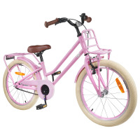 Produktbild för Barncykel 18 Tum för 5-7 år gamla Ljusrosa
