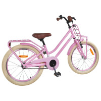 Produktbild för Barncykel 18 Tum för 5-7 år gamla Ljusrosa