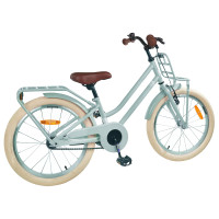 Produktbild för Barncykel 18 Tum för 5-7 år gamla Ljusgrön