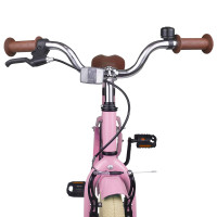 Produktbild för Barncykel 18 Tum för 5-7 år gamla Ljusrosa