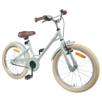 Produktbild för Barncykel 18 Tum för 5-7 år gamla Ljusgrön