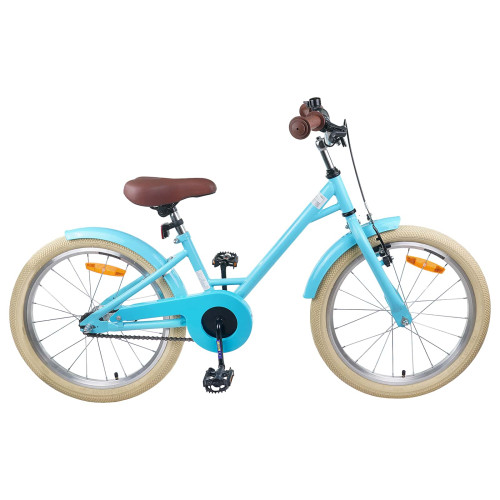 vidaXL Barncykel 18 Tum för 5-7 år gamla Ljusblå