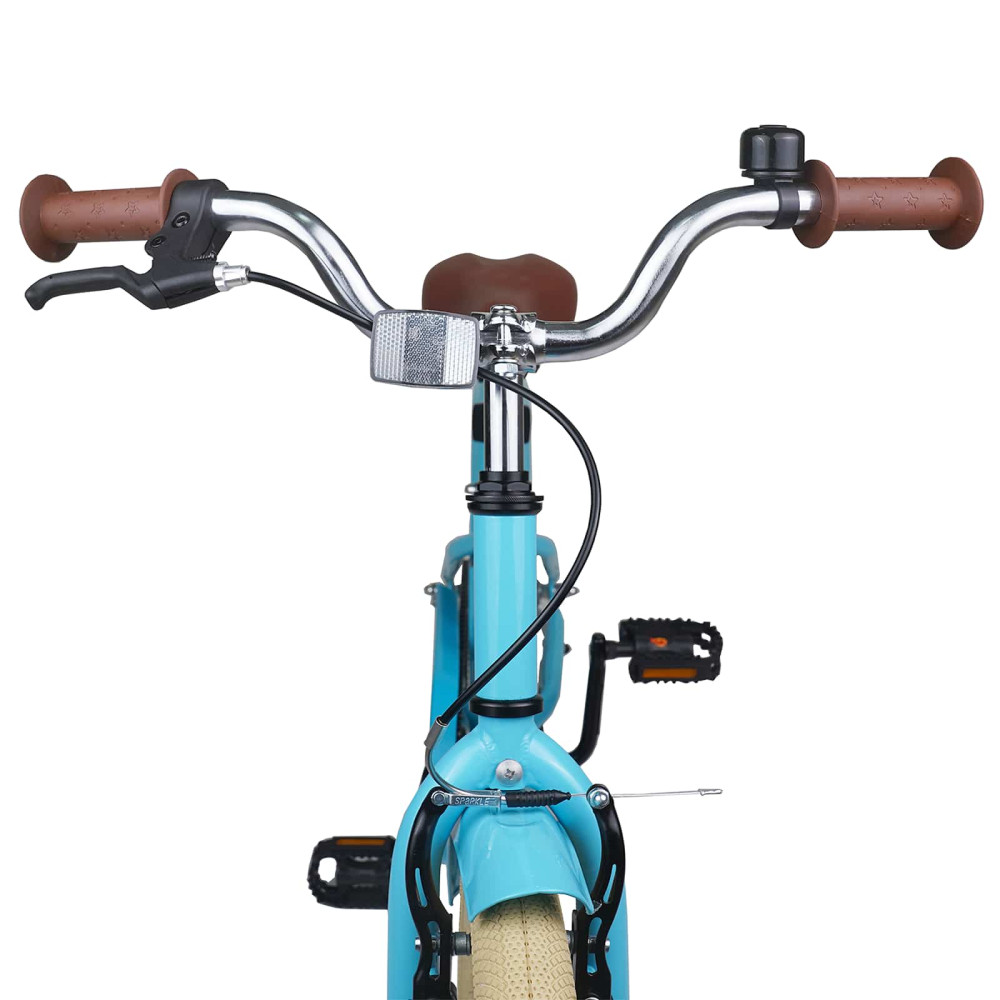 Produktbild för Barncykel 18 Tum för 5-7 år gamla Ljusblå