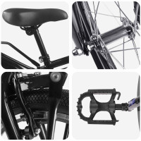 Produktbild för Barncykel 18 Tum för 5-7 år gamla Svart