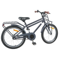 Produktbild för Barncykel 18 Tum för 5-7 år gamla Mörkgrå