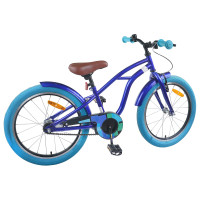 Produktbild för Barncykel 22 Tum för 7-12 år gamla Mörkblå