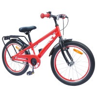 Produktbild för Barncykel 18 Tum för 5-7 år gamla Röd