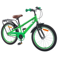 Produktbild för Barncykel 18 Tum för 5-7 år gamla Grön