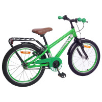 Produktbild för Barncykel 18 Tum för 5-7 år gamla Grön