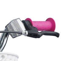 Produktbild för Barncykel Med Stödhjul 18 Tum för 5-7 år gamla Rosa