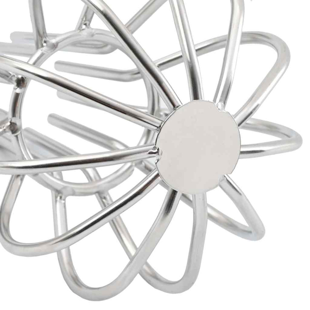 Produktbild för Takrännans lövskydd 2 pcs Silver 50 mm Rostfritt stål