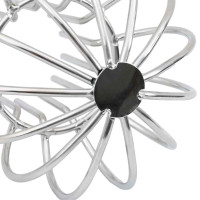 Produktbild för Takrännans lövskydd 2 pcs Silver 75 mm Rostfritt stål