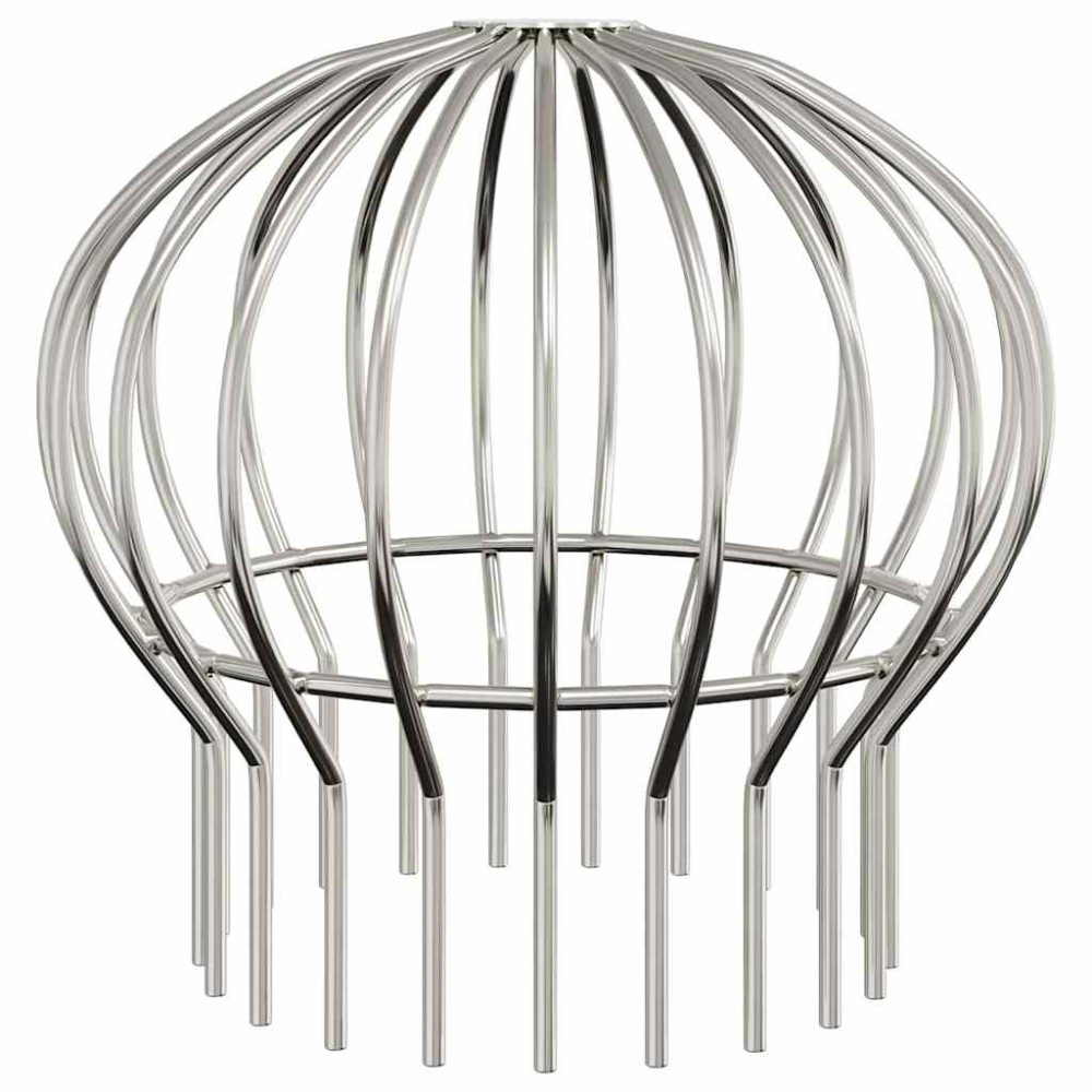 Produktbild för Takrännans lövskydd 8 pcs Silver 160 mm Rostfritt stål