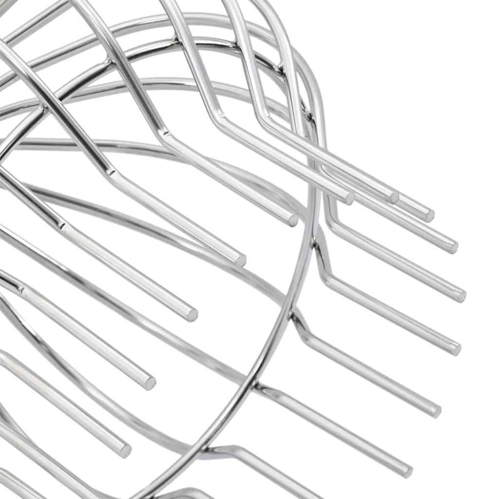 Produktbild för Takrännans lövskydd 8 pcs Silver 160 mm Rostfritt stål