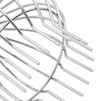 Produktbild för Takrännans lövskydd 8 pcs Silver 200 mm Rostfritt stål