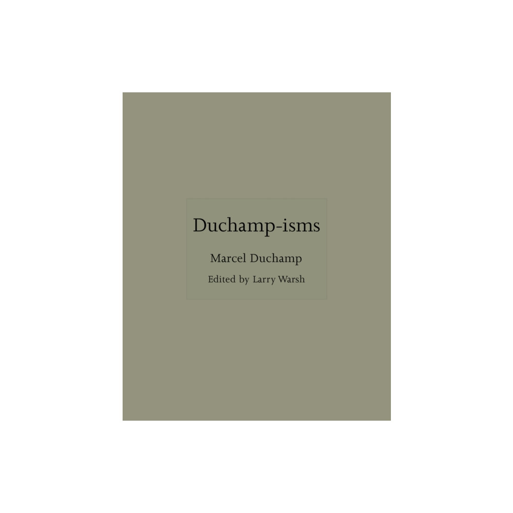 Produktbild för Duchamp-isms (inbunden, eng)
