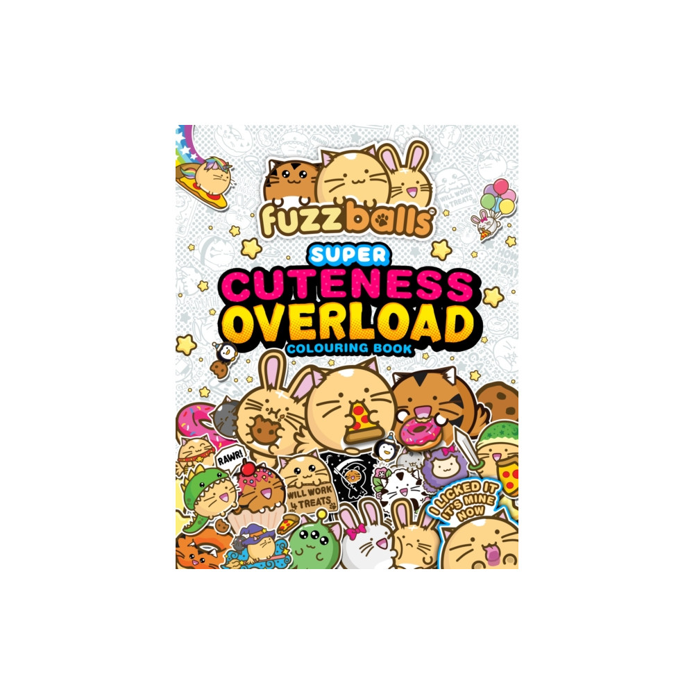 Produktbild för Fuzzballs Super Cuteness Overload Colouring Book (häftad, eng)