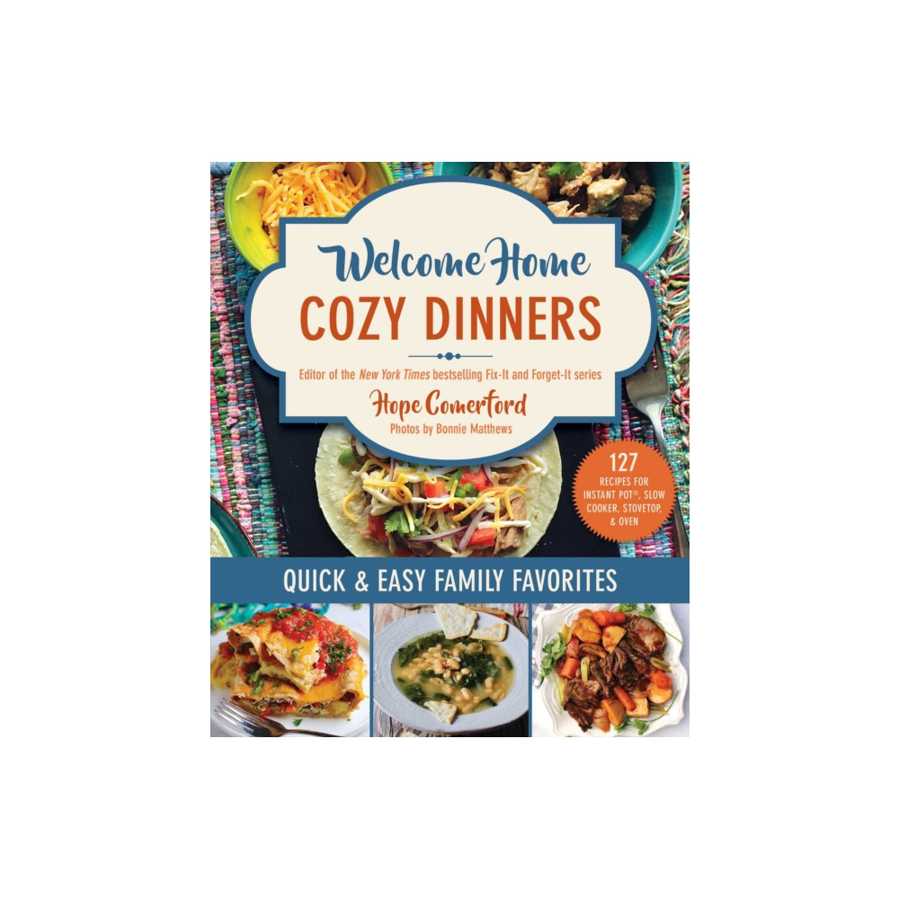 Produktbild för Welcome Home Cozy Dinners (häftad, eng)