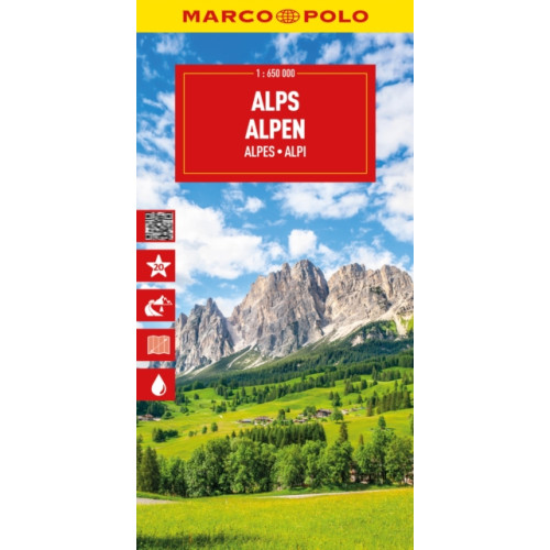 MAIRDUMONT GmbH & Co. KG Alps Marco Polo Map