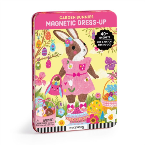 Galison Garden Bunnies Magnetic Dress-up